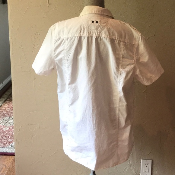 Converse cotton men’s button up white shirt - Picture 4 of 7